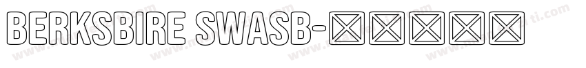 berksbire swasb字体转换